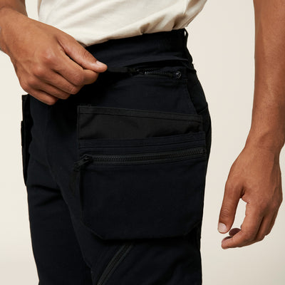 Hard Yakka Men's Xtreme 2.0 Work Trousers in Black | Men's Black Work Trousers