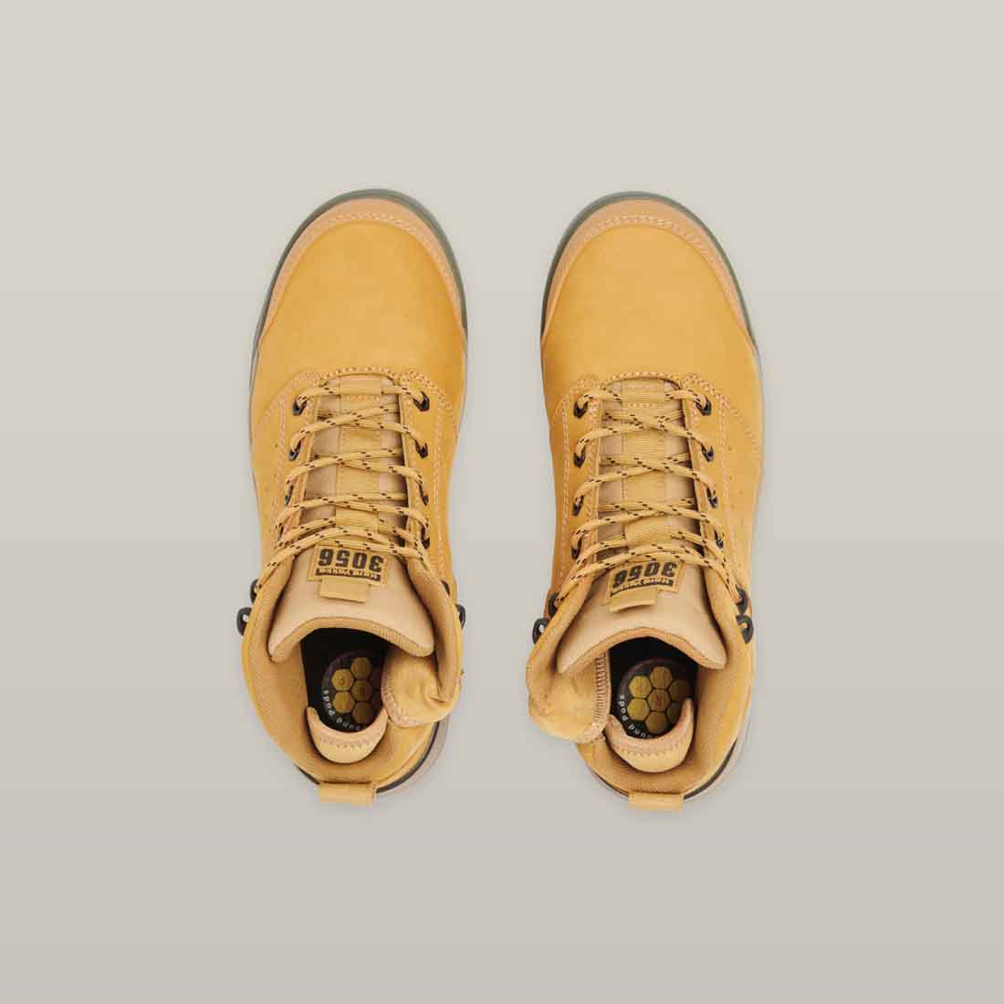 Hard Yakka 3056 Men's Safety Boots in Wheat | Men's Tan Safety Boots