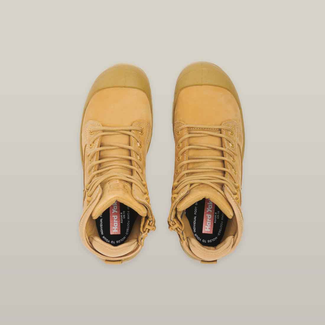 Hard Yakka Legend Safety Boots in Light Tan | Tan Safety Boots for Men & Women