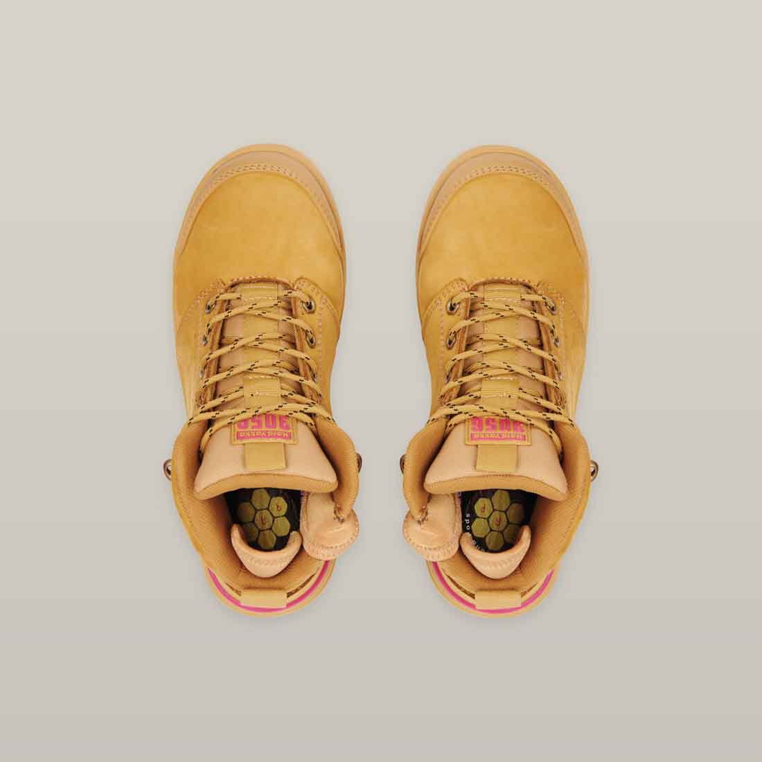 Hard Yakka 3056 Women's Safety Boots in Light Tan | Women's Light Tan Safety Boots