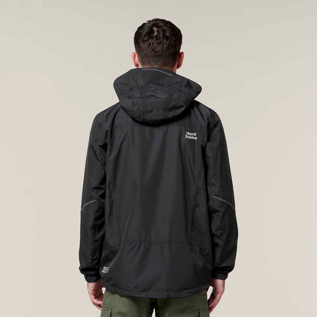 Hard Yakka Men's Orbit Waterproof Jacket Black
