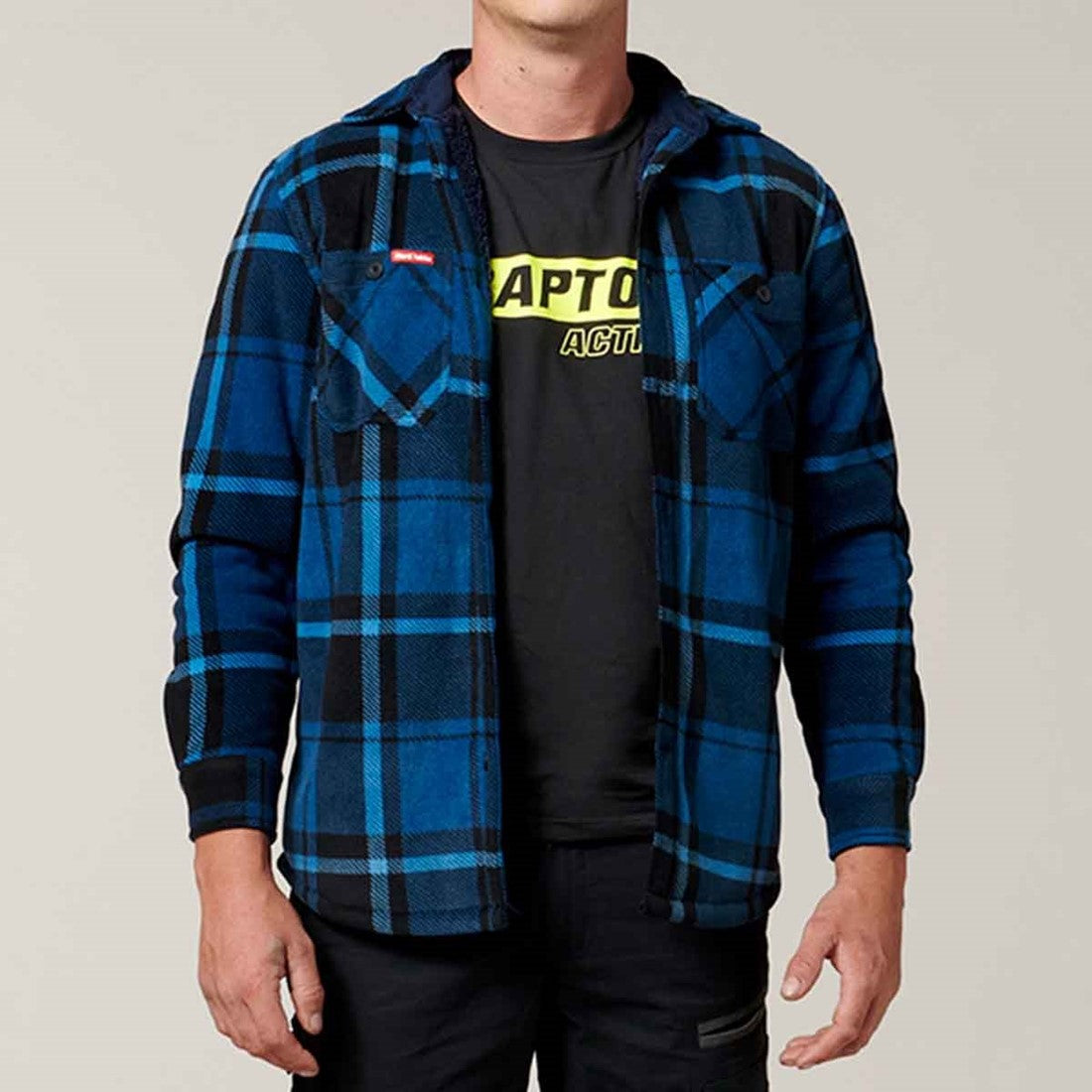 Hard Yakka Men's Sherpa Jacket Blue