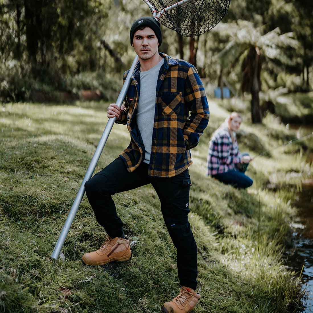 Hard Yakka Sherpa Jacket in Oak| Men&