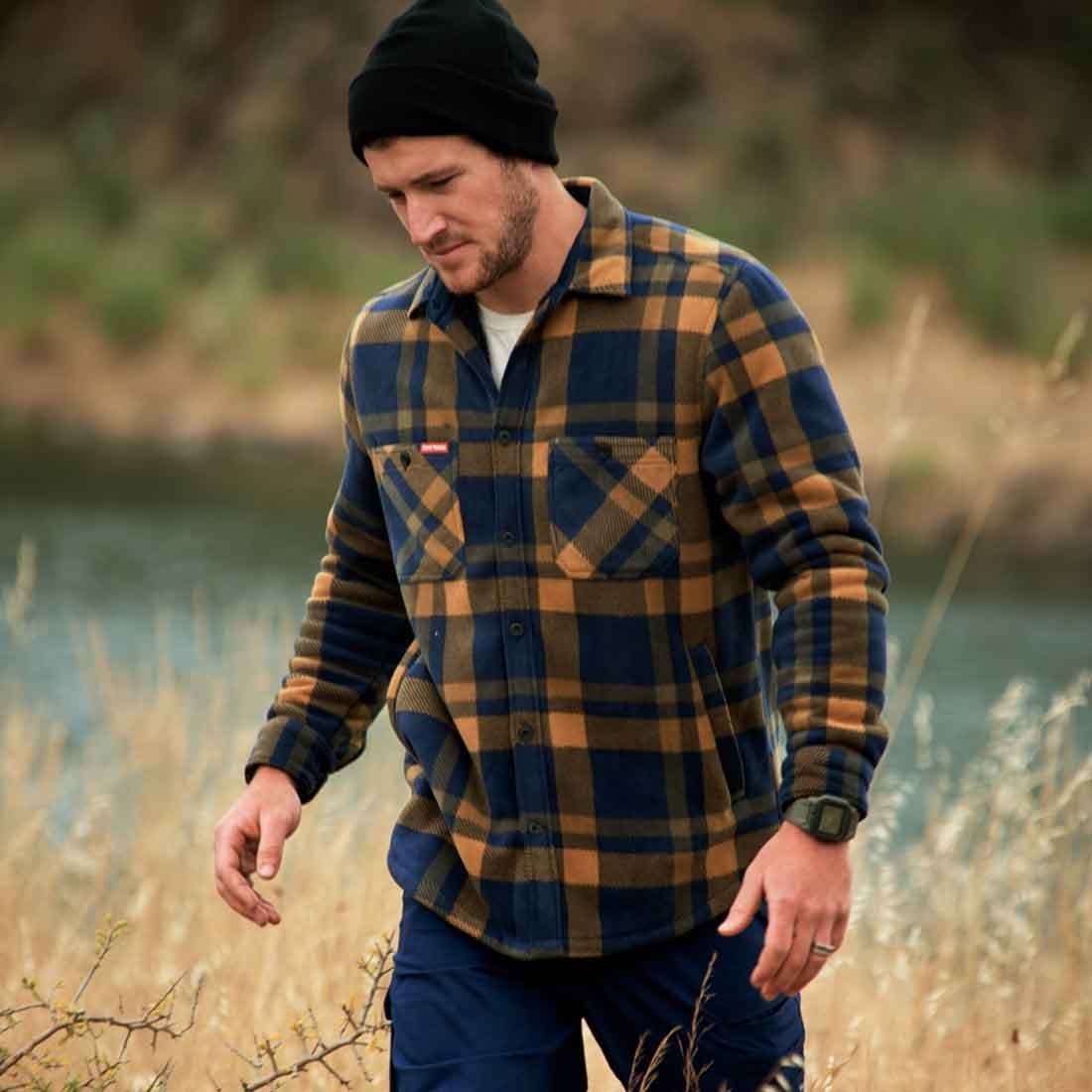 Hard Yakka Men's Sherpa Jacket Oak
