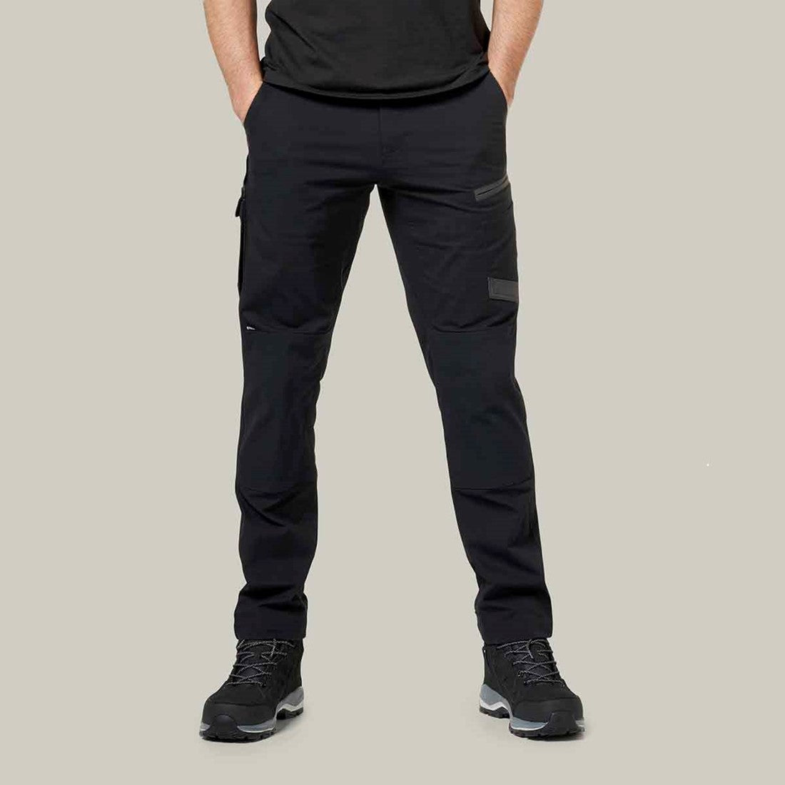 Hard Yakka Men's Raptor Active Work Trousers Black