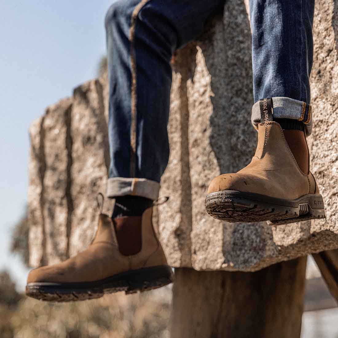 Hard Yakka Brumby Light Brown Dealer Boots | Dealer Boots for Men & Women