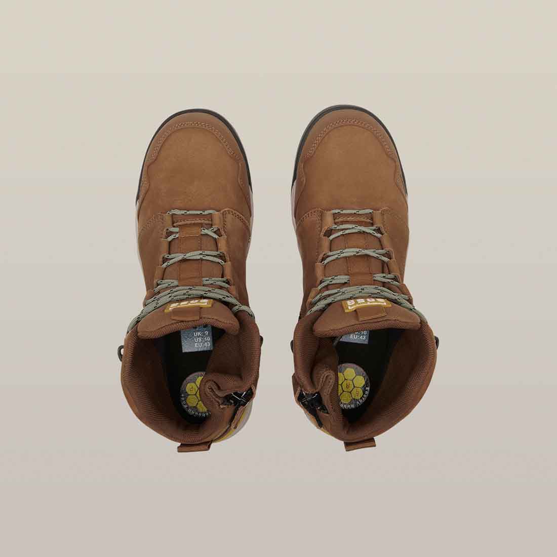 Hard Yakka 3056 S7S Men's Safety Boots in Tobacco | Men's Brown Safety Boots