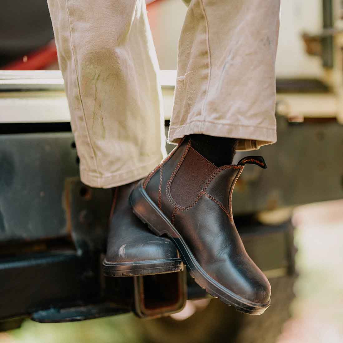 Hard Yakka Brunswick Brown Kids Dealer Boots