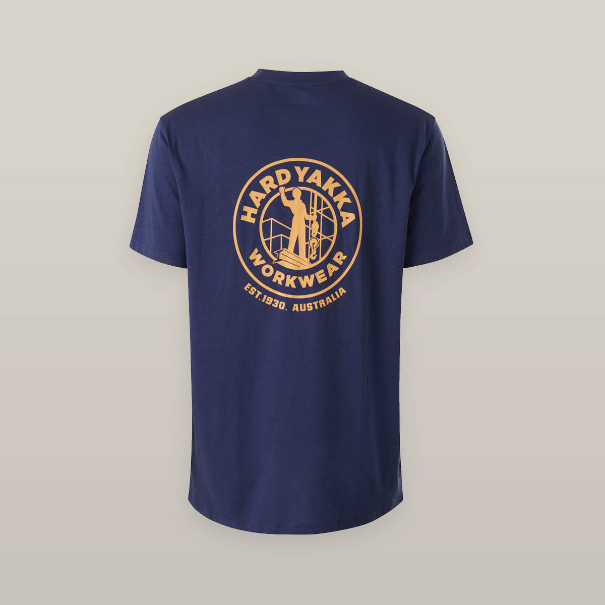Hard Yakka Heritage Navy T-Shirt | Men&
