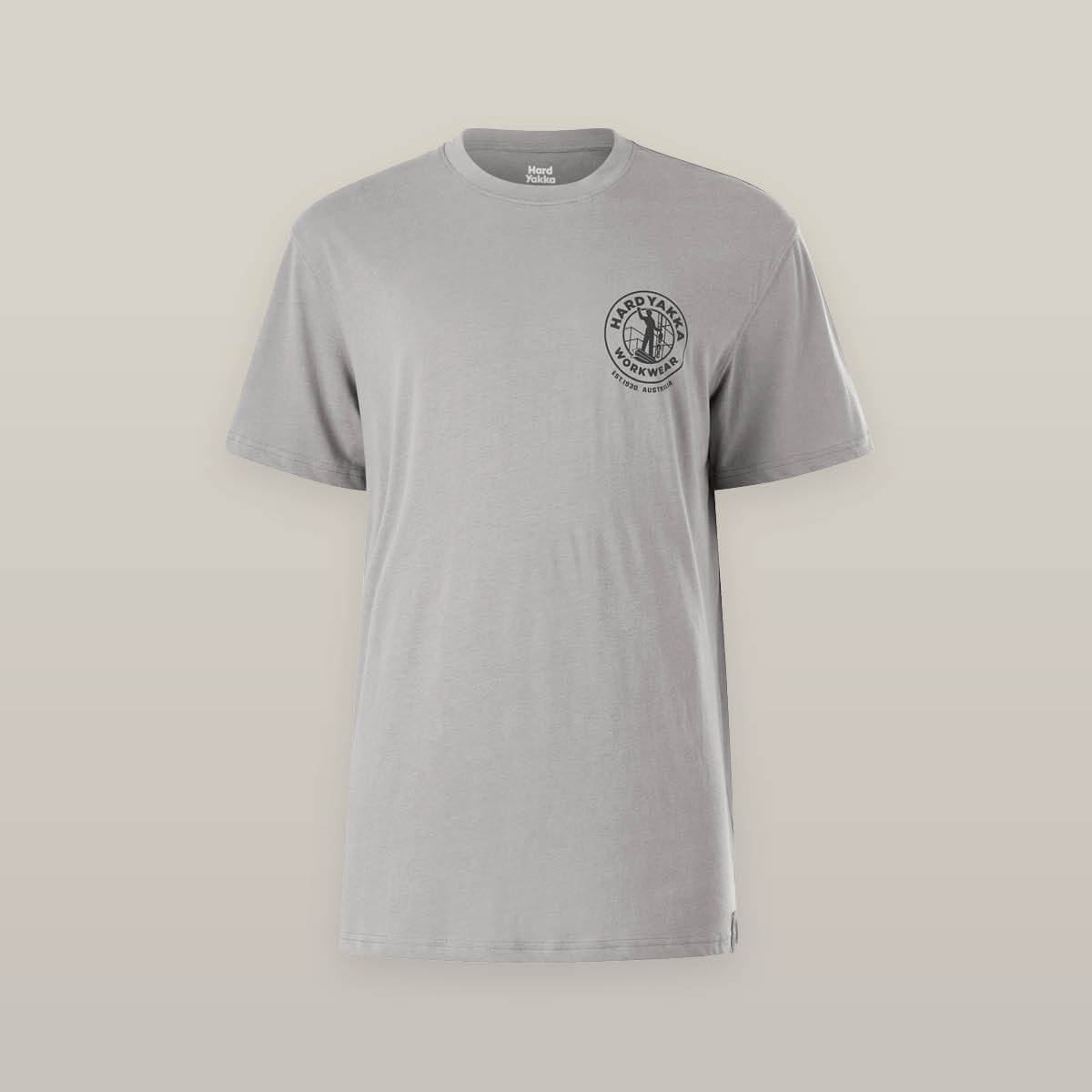Hard Yakka Heritage Grey T-Shirt | Men's Grey Tee