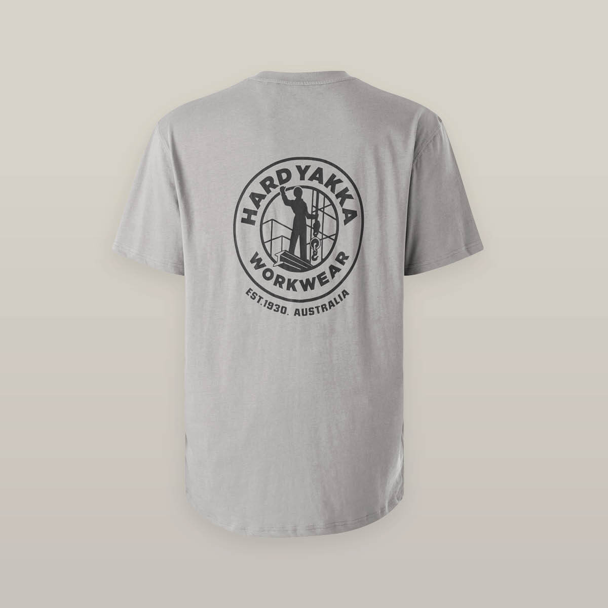 Hard Yakka Heritage Grey T-Shirt | Men&
