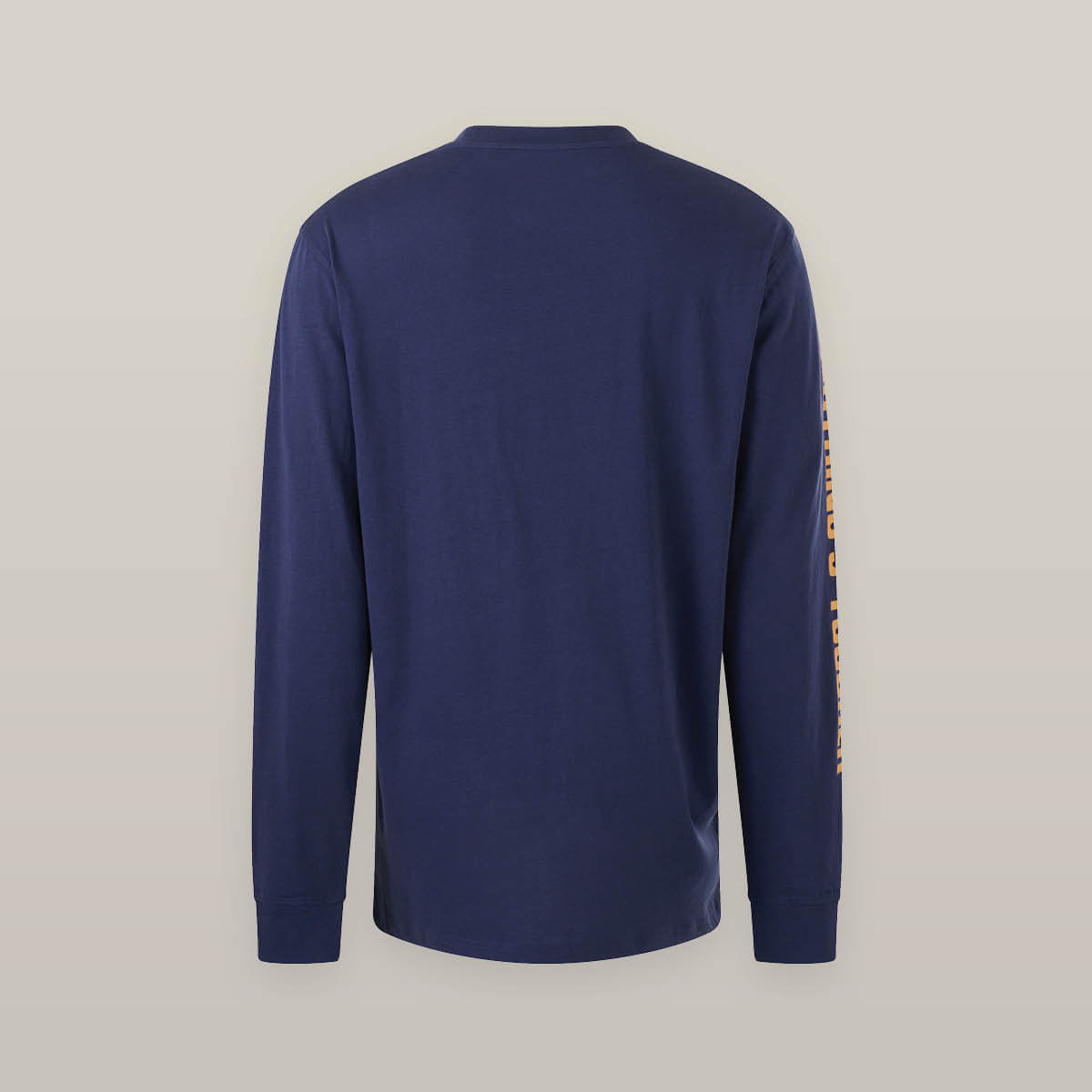 Hard Yakka Heritage Long Sleeve Navy T-Shirt | Men&