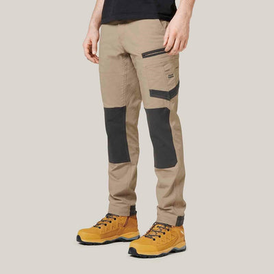 Hard Yakka Men's Raptor Active Work Trousers Desert