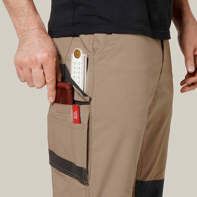 Hard Yakka Men's Raptor Active Work Trousers Desert