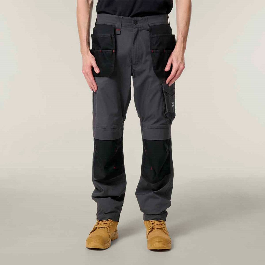 Hard Yakka Men's 3056 Raptor Active Holster Pocket Trousers Graphite
