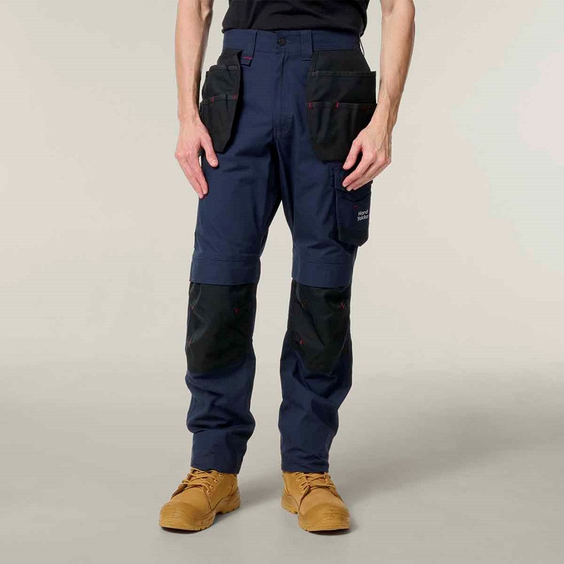 Hard Yakka Men's 3056 Raptor Active Holster Pocket Trousers True Navy
