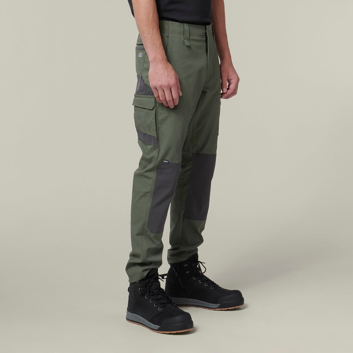 Men's Hard Yakka Military Green Raptor Active Work Trousers